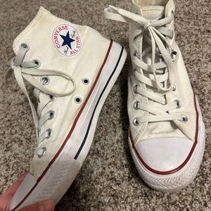 White High Top Converse